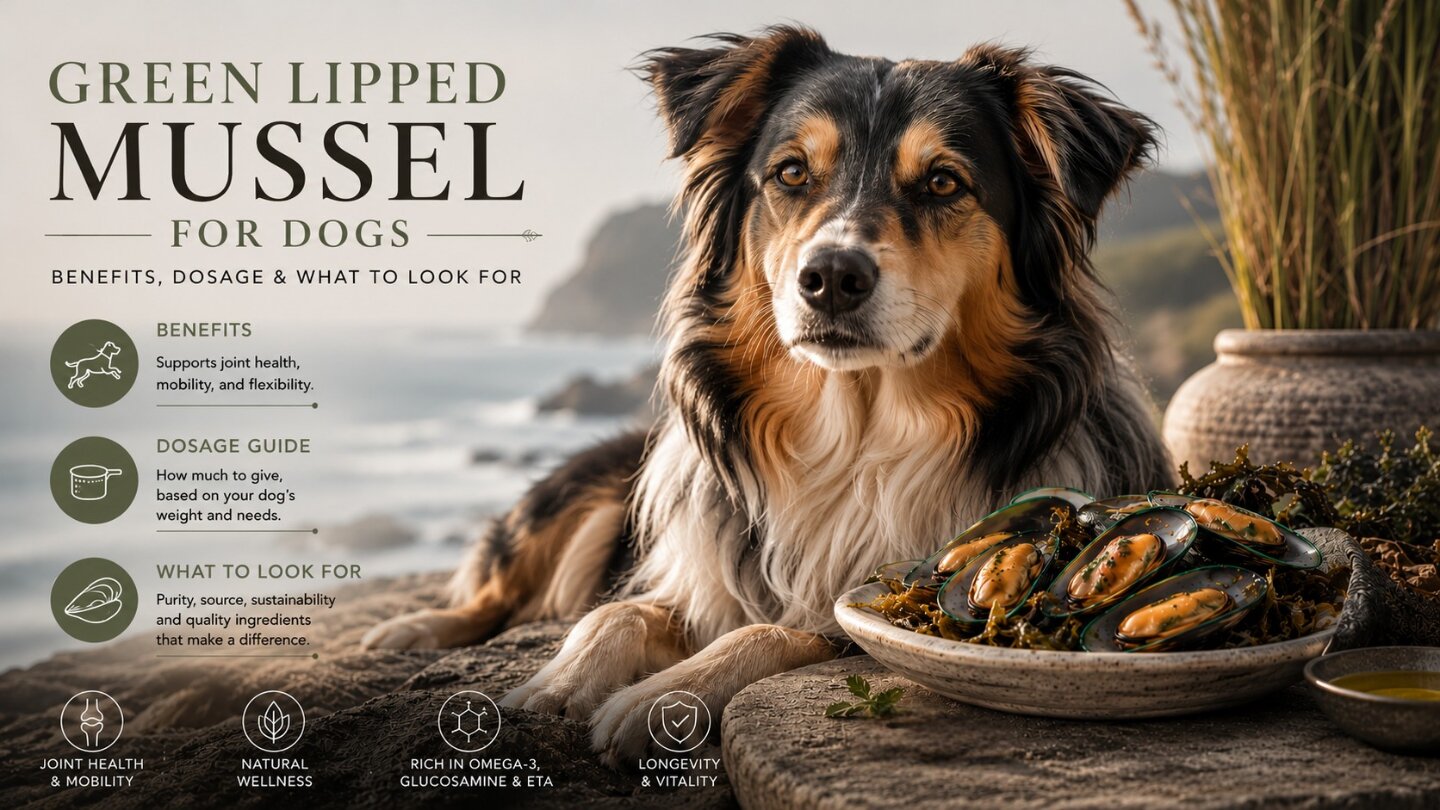 Green Lipped Mussel for Dogs: Benefits, Dosage & What to Look For