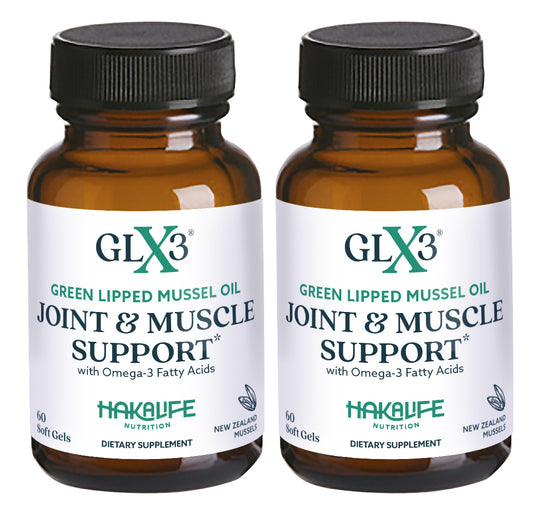 GLX3 Extra Strength Joint & Muscle Support (2 Month Supply Flash Sale 27% Off - Save $31.98)