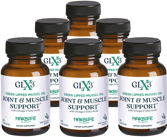 GLX3 Extra Strength Joint & Muscle Support (6 Month Supply Flash Sale - 53% Off - Save $185.94)